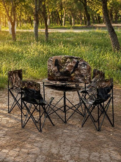 🏕️ Table de Camping avec 4 Chaises